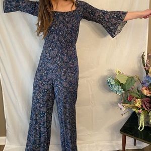 Groovy Jumpsuit with Smocked Top